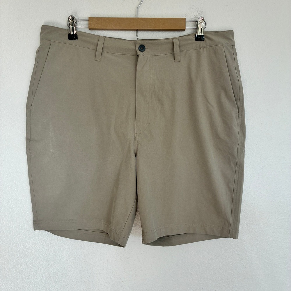 SAXX Go To Town 2N1 Shorts Mens 36 Tan BallPark Pouch Liner 9" Chino